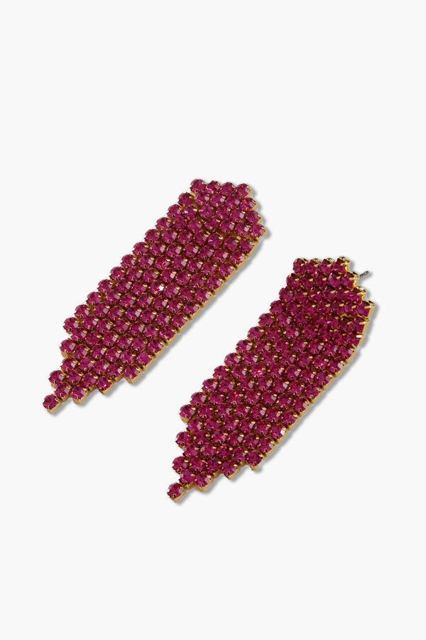 Pink Crystal Simone Earrings | Tuckernuck (US)