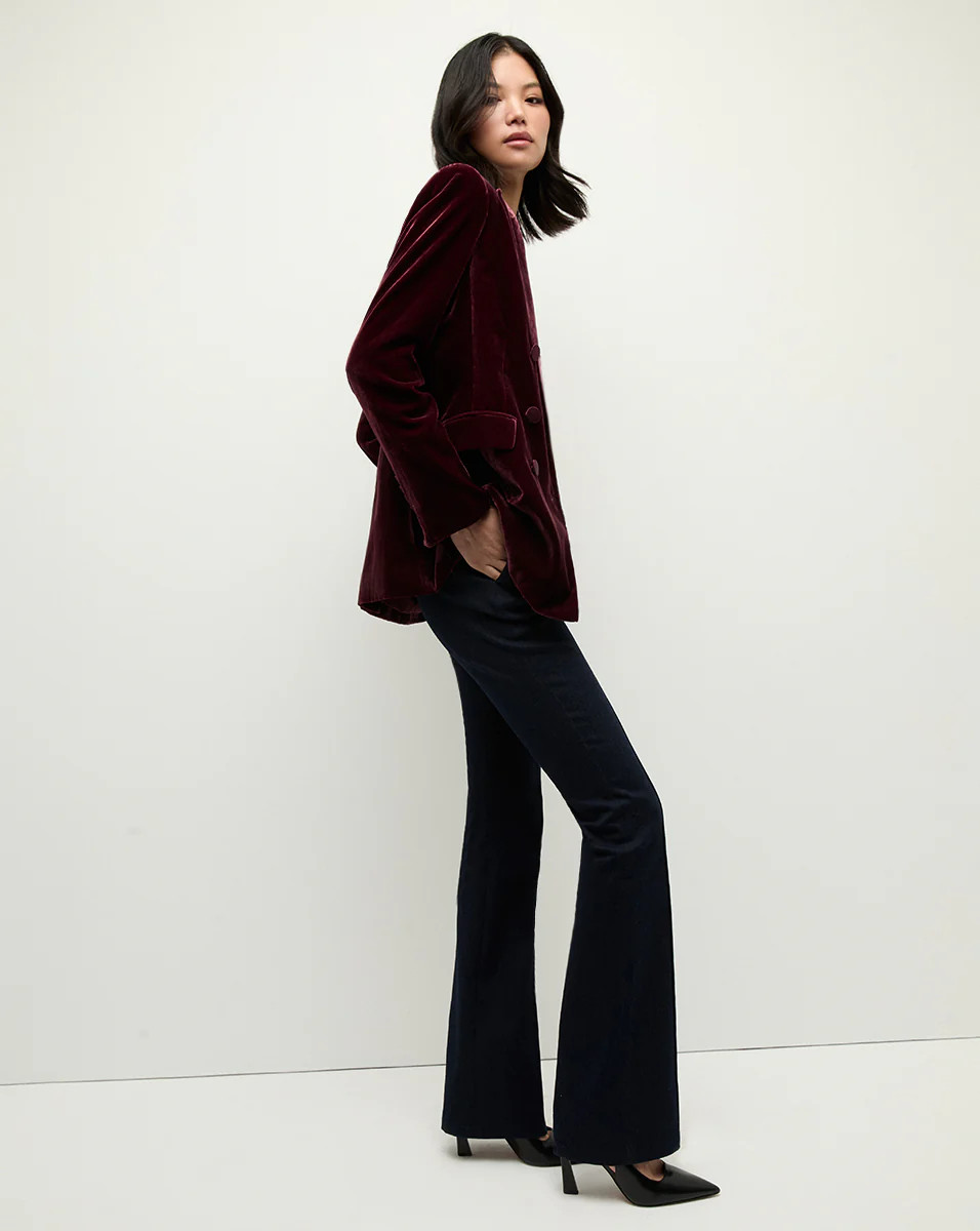 Ellette Dickey Jacket in Wine | Veronica Beard | Veronica Beard