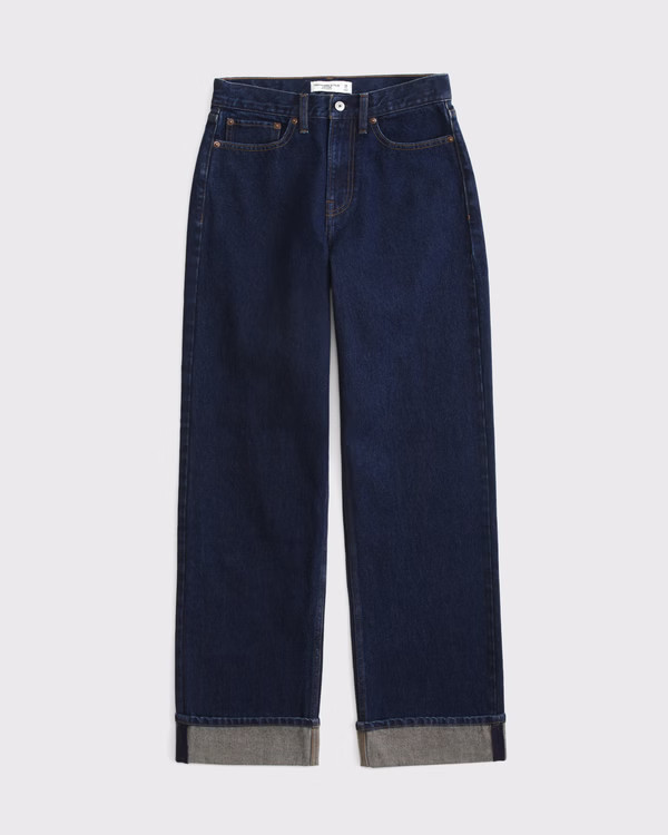 Curve Love Mid Rise Slouchy Jean | Abercrombie & Fitch (US)