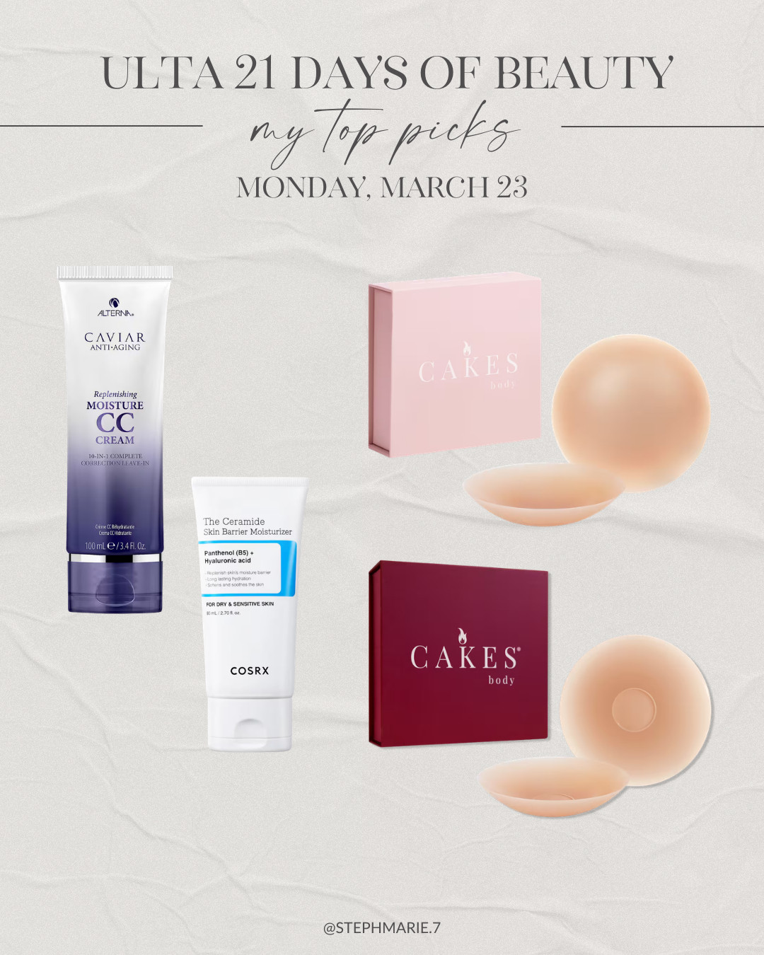ULTA 21 DAYS OF BEAUTY ✨

Today's top picks include a moisturizer to love, a favorite 10-in-1 hair product, and the best nipple covers!  

 #LTKSaleAlert #LTKBeauty