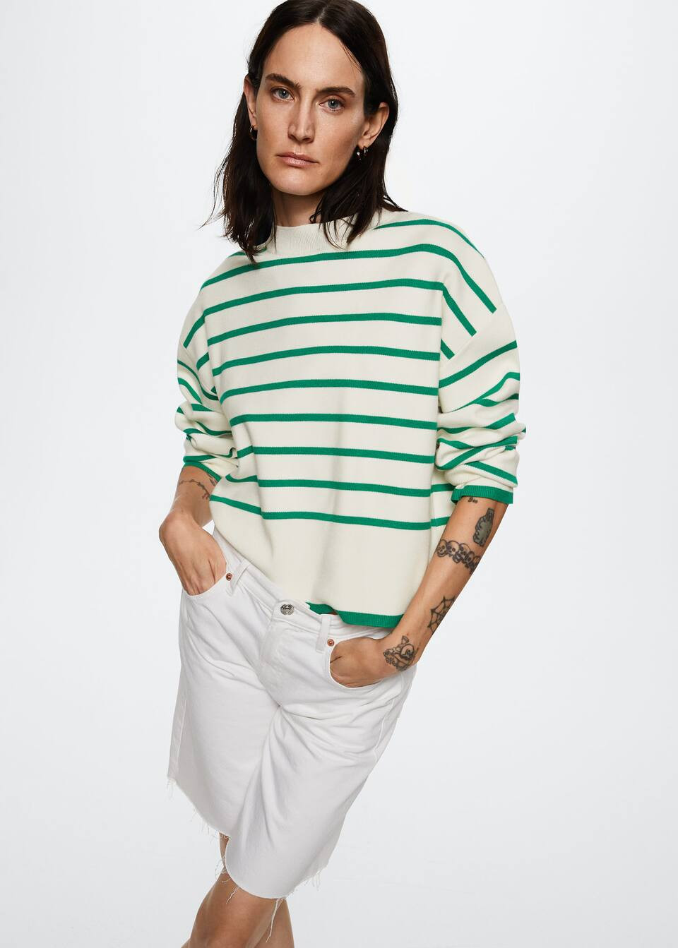 Oversize knit sweater | MANGO (US)