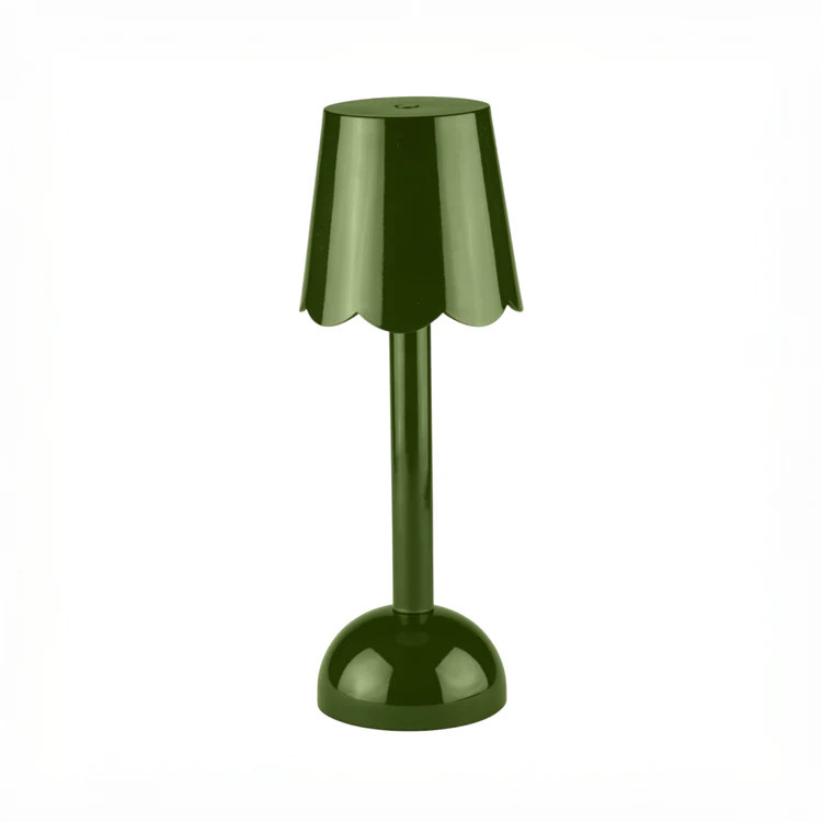 Khaki Scallop Lamp - Cordless LED Lamp | Addison Ross US