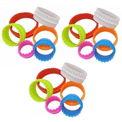 Handy Housewares 6pc Scalloped Biscuit/Cookie Dough Cutter Set, Round & Flower Edged, Dishwasher Safe, Plastic  3 Sets | Target