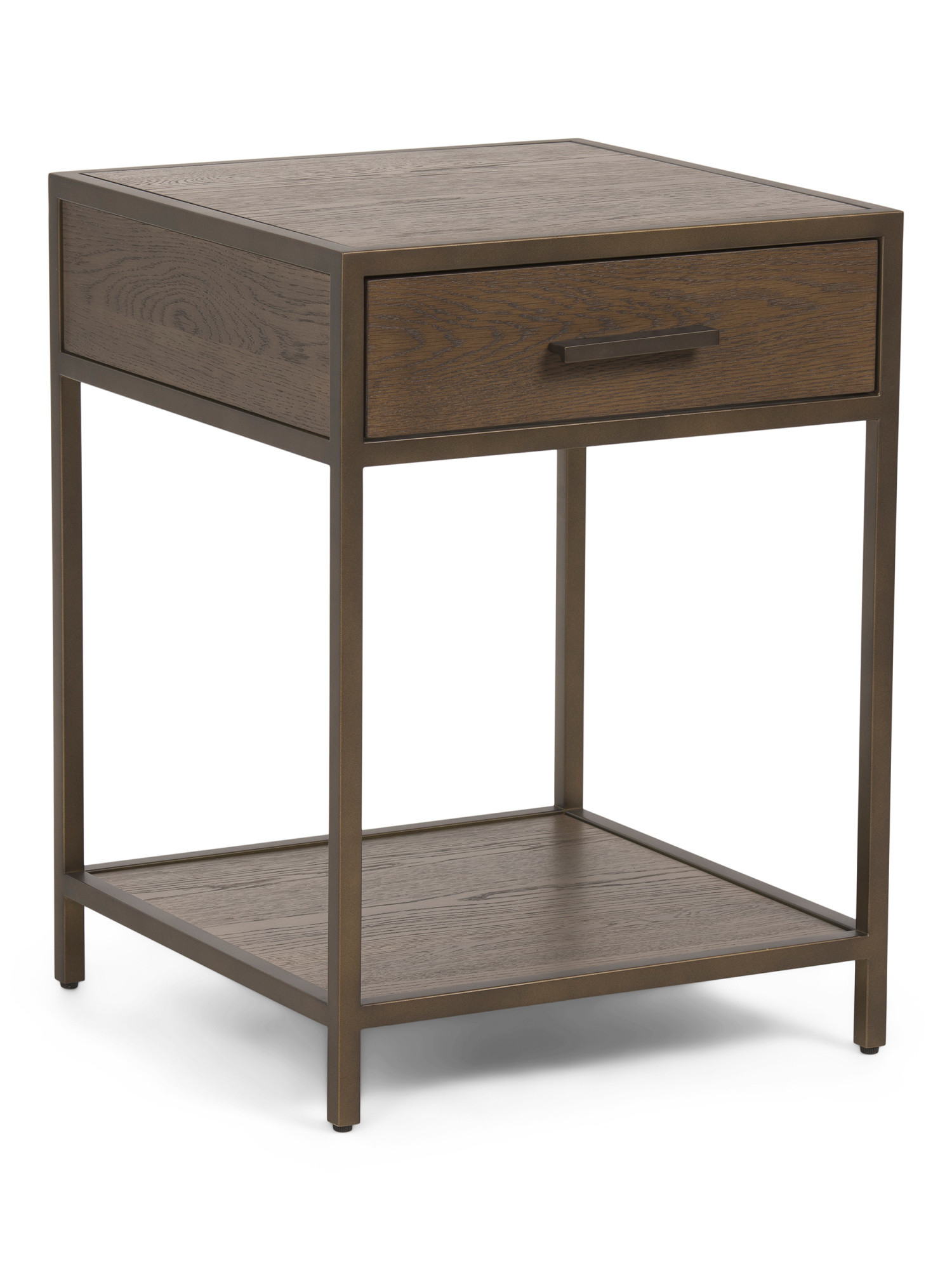 20x20x27 Veneered Oak Mason Nightstand | TJ Maxx