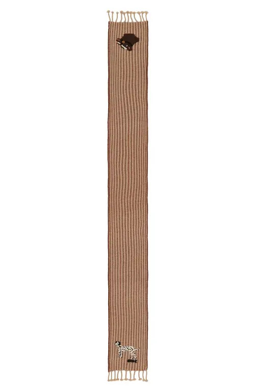 Bode Ranch Alpaca & Wool Scarf in Tan at Nordstrom | Nordstrom