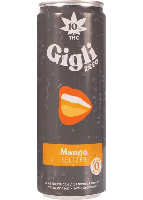 Gigli THC 10mg Mango Seltzer | Total Wine