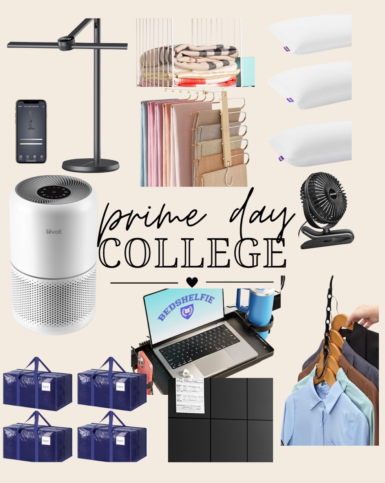 College essentials that are on sale for Prime Day! These are things Jackson has LOVED having this past year and highly recommends. 