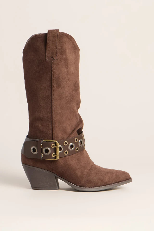 Extra Attitude Western Belted Boots | Windsor Stores
