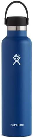 Hydro Flask Water Bottle - Stainless Steel, Reusable, Vacuum Insulated with Standard Mouth Flex L... | Amazon (US)