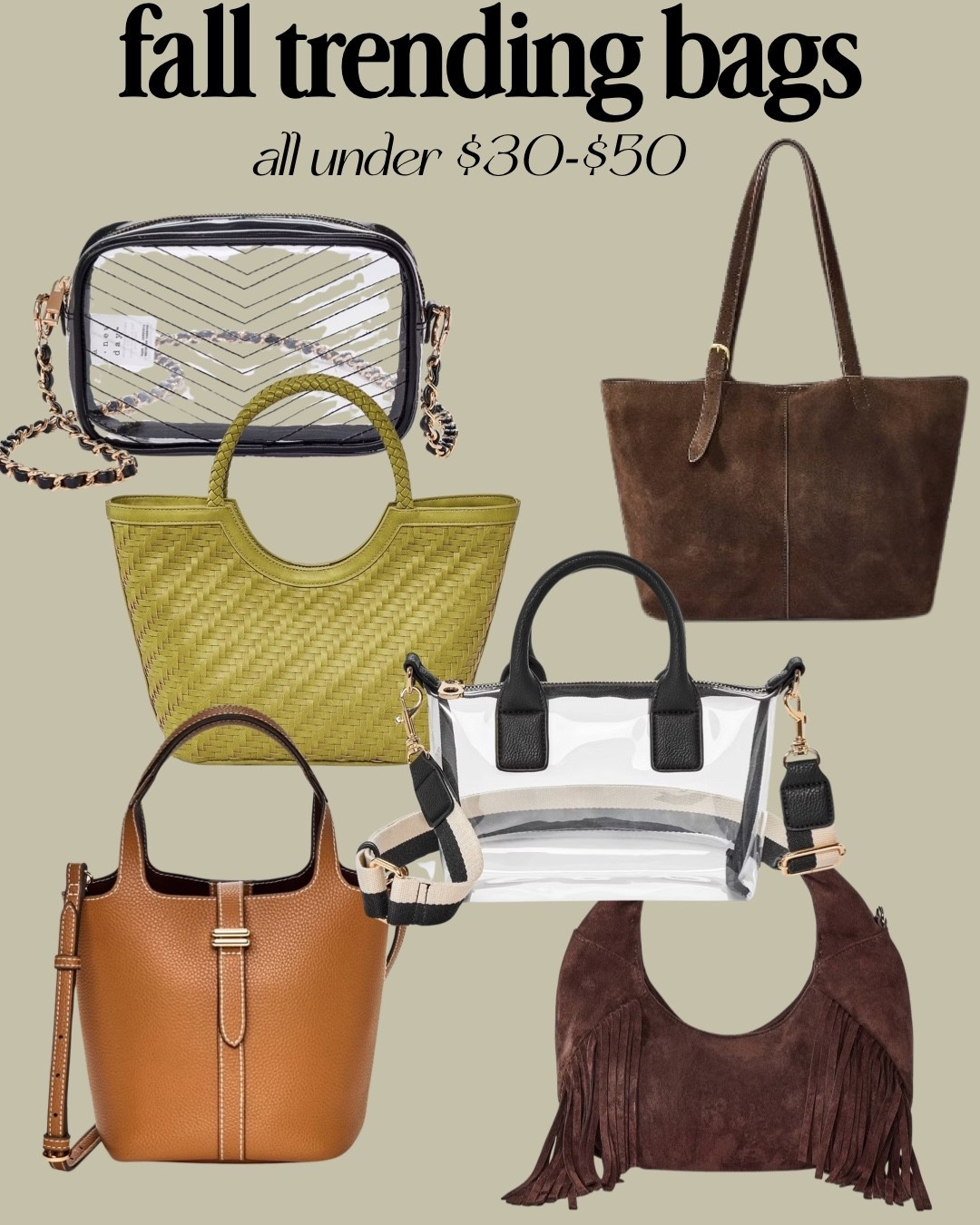 Affordable fall trending bags

#LTKSaleAlert #LTKootd #LTKgrwm
