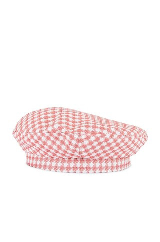 8 Other Reasons Gingham Beret in Pink & White from Revolve.com | Revolve Clothing (Global)