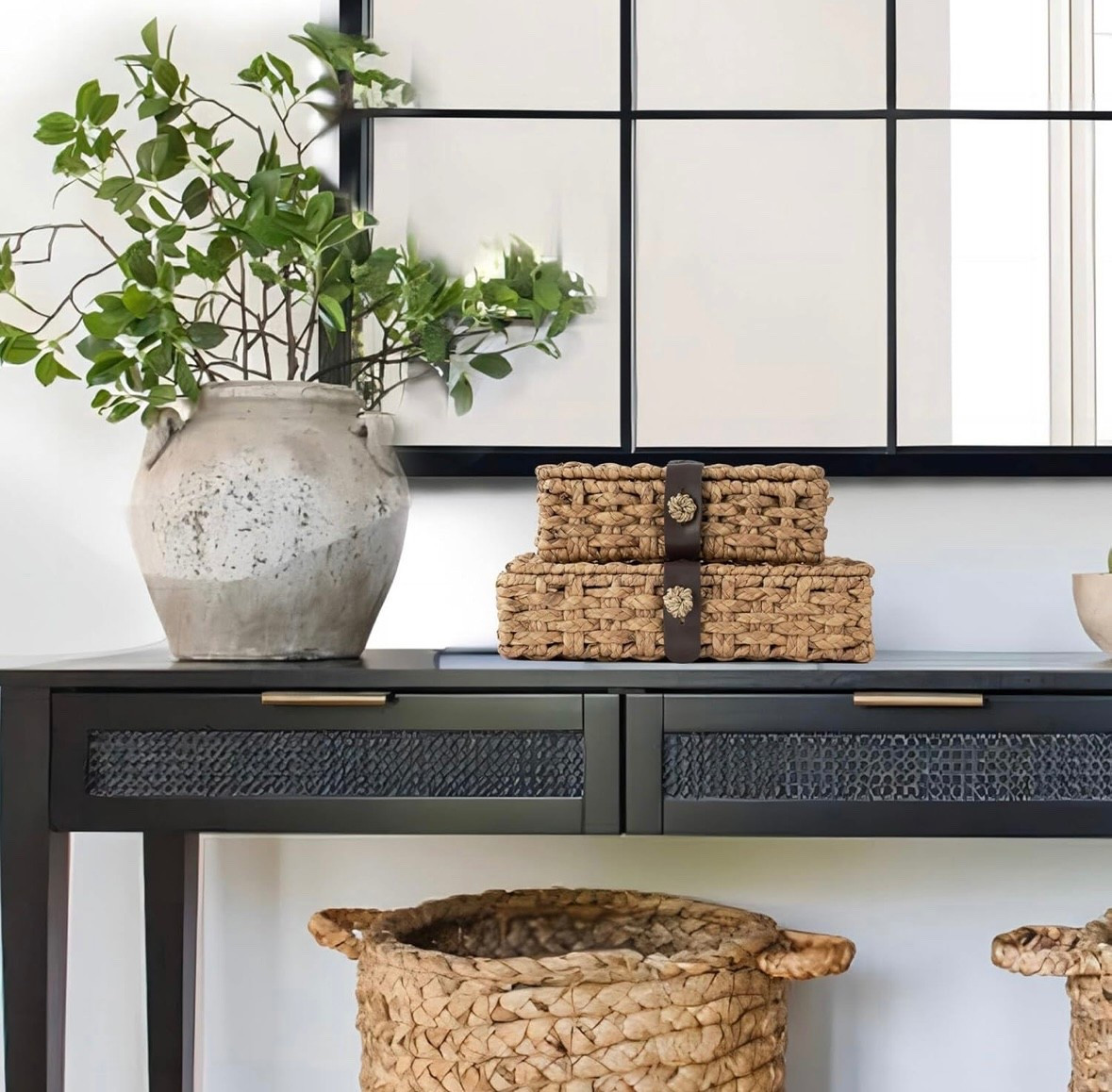 Finally back in stock! McGee & Co looks for less. Rattan boxes! 

#LTKFindsUnder100 #LTKHome #LTKFindsUnder50