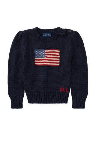 Kids Flag Crewneck Sweater
                    
                    Polo Ralph Lauren | Revolve Clothing (Global)