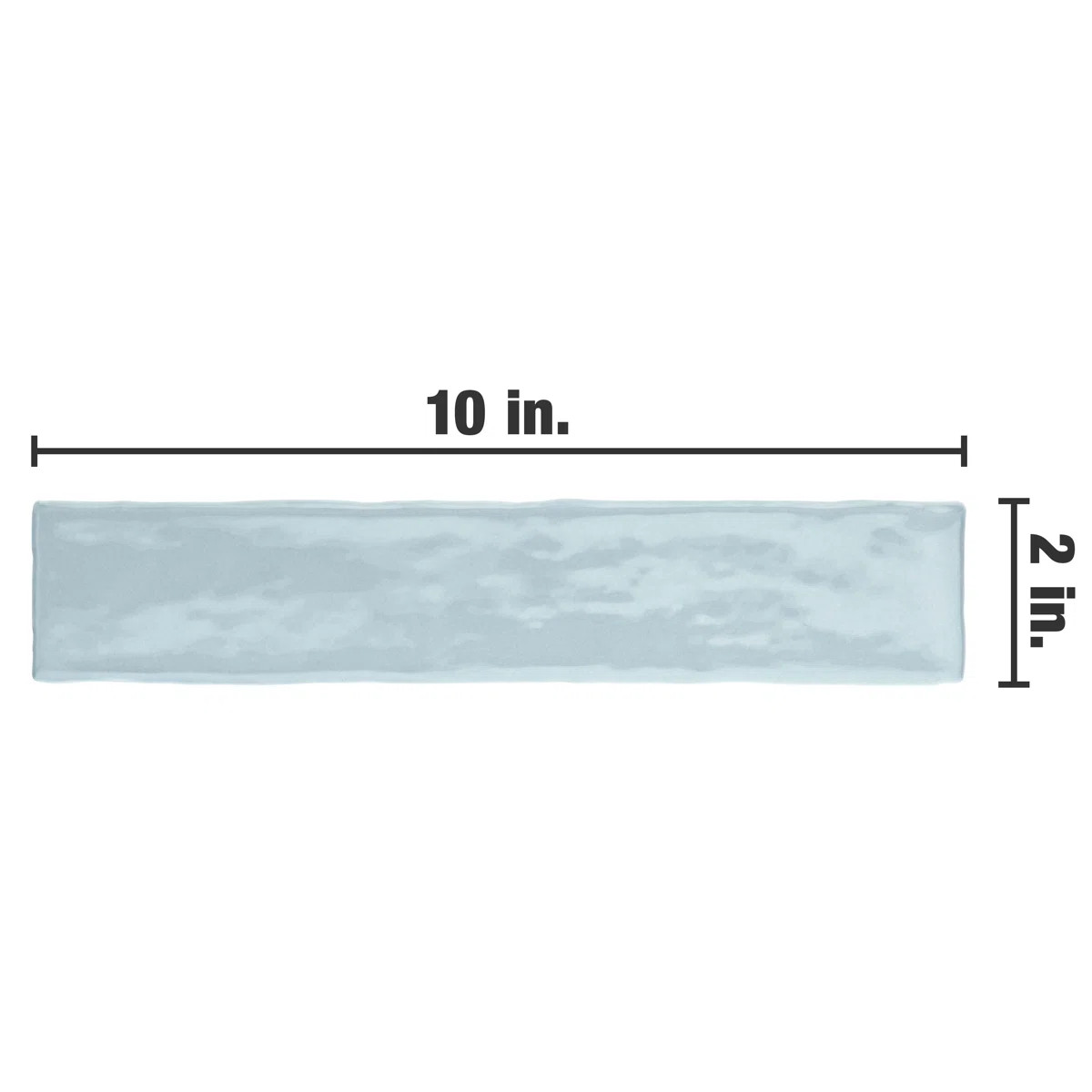 Chester 2" x 10" Ceramic Brick Look Subway Wall Tile | Wayfair North America