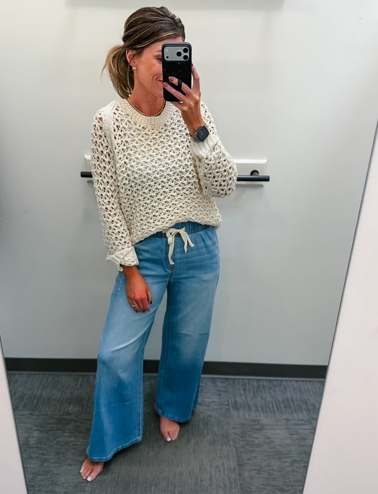 These new arrivals at Maurice’s could rival Aerie 👏👏👏
Pull on jeans (so comfortable) wearing medium regular length. 
Sweater/ medium 

#LTKmomlife #LTKSaleAlert