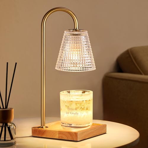 Hong-in Candle Warmer Lamp with Timer Dimmer,Birthday Gifts for Women Mom Sister,House Warming Gifts New Home Room Decor,Vintage Wax Warmer for Scented Wax Jar Candles | Amazon (US)