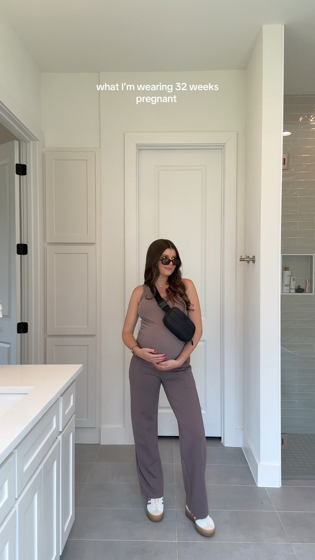 What I’m wearing 32 weeks pregnant! This Amazon set is GOLD at this point in pregnancy - literally feels like Lulu but better! 

Pregnant outfit, bump style, pregnant ootd, third trimester

#LTKBump #LTKFindsUnder50 #LTKStyleTip