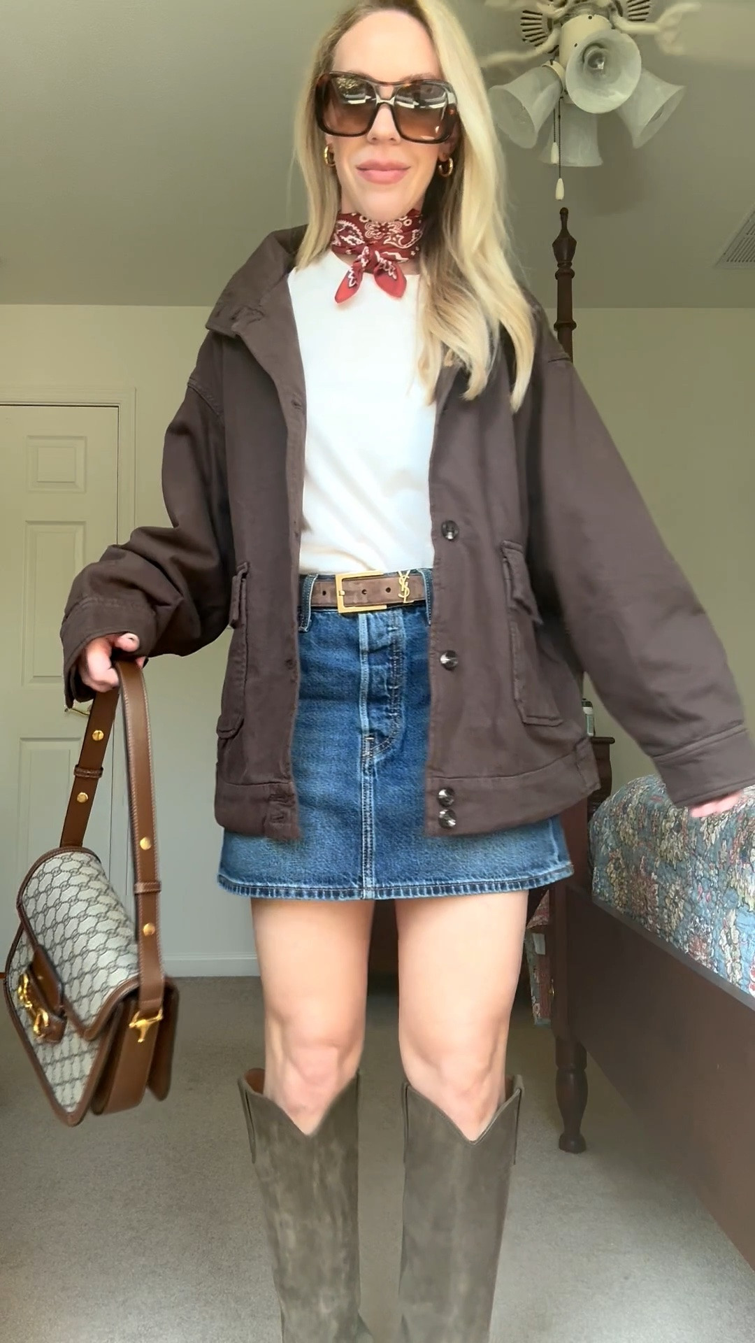 My barn coat is on sale under $50!

Western transitional outfit, barn coat, cowboy boots with denim mini skirt

#LTKSaleAlert #LTKSeasonal #LTKOver40