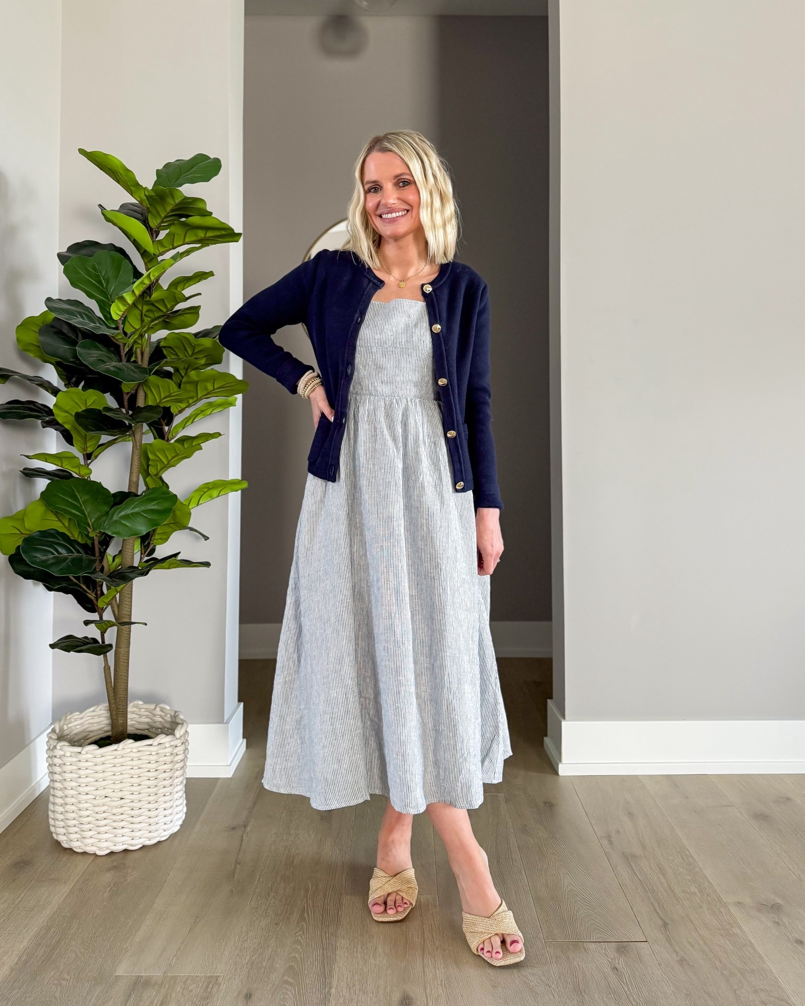 I love this outfit to wear for a graduation ceremony! 
Dress- xs
Cardigan- xs

#LTKOver40 #LTKPetite #LTKSeasonal