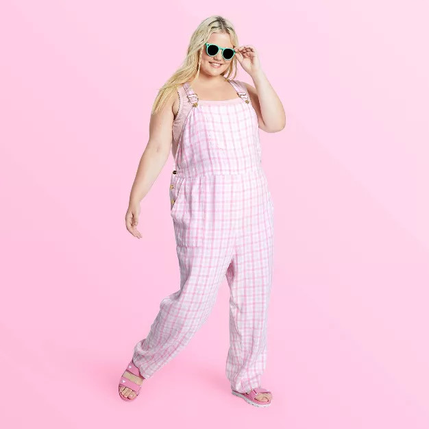 Women's Gingham Overalls - Stoney Clover Lane x Target Pink | Target