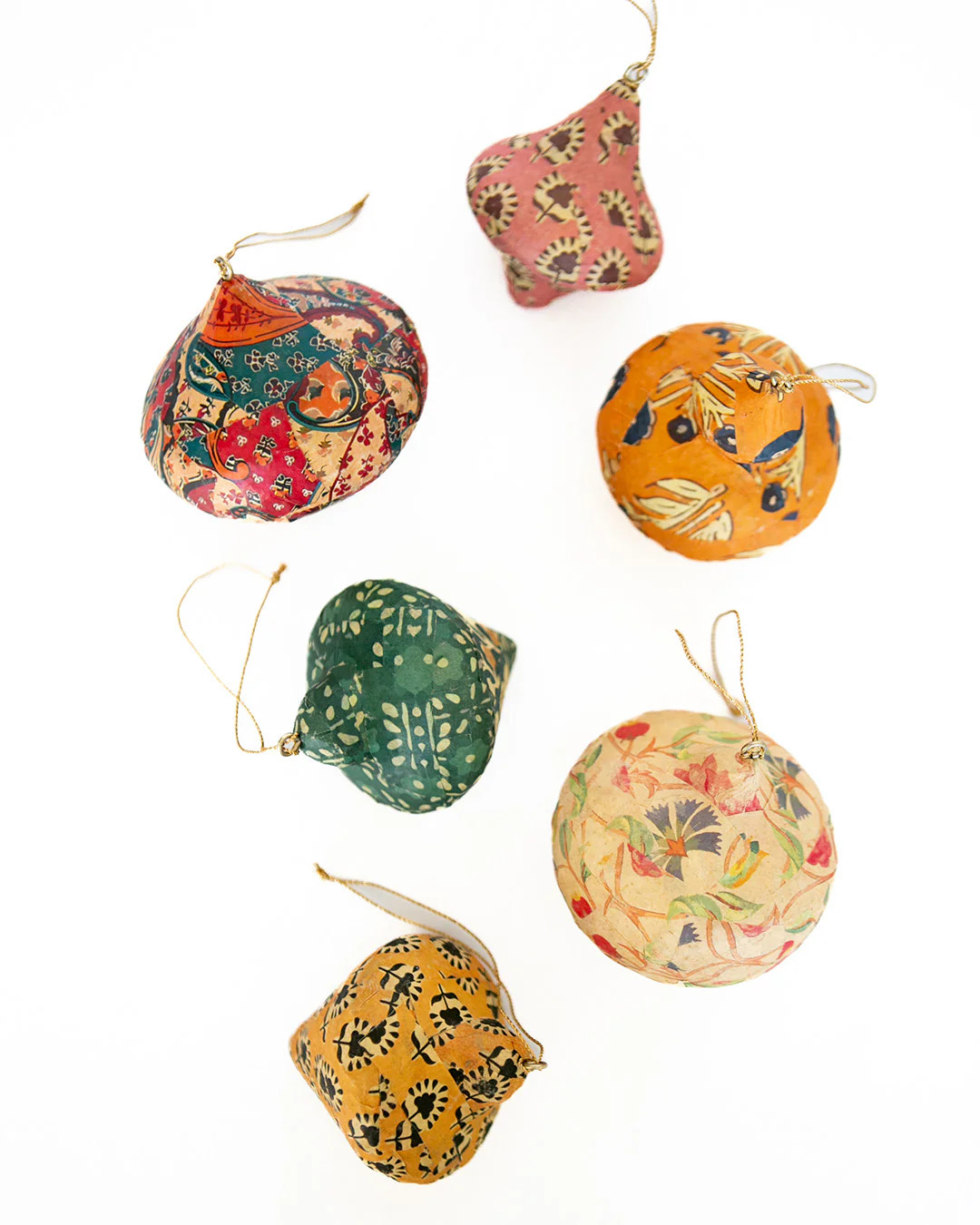 Vintage Patterned Ornament - Set of 6 | Elements by Remedy