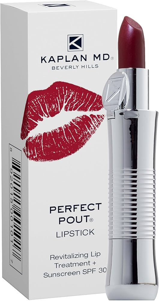 KAPLAN MD Perfect Pout Lipstick, Revitalizing Treatment + SPF 30 Sunscreen, 0.11 oz | Amazon (US)
