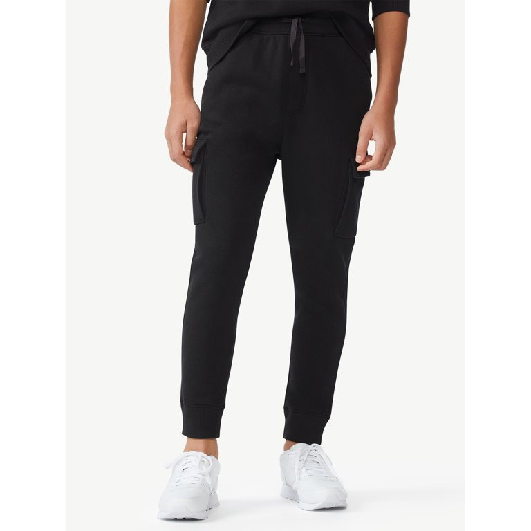 Free Assembly Boys Cargo Fleece Joggers, Sizes 4-18 - Walmart.com | Walmart (US)