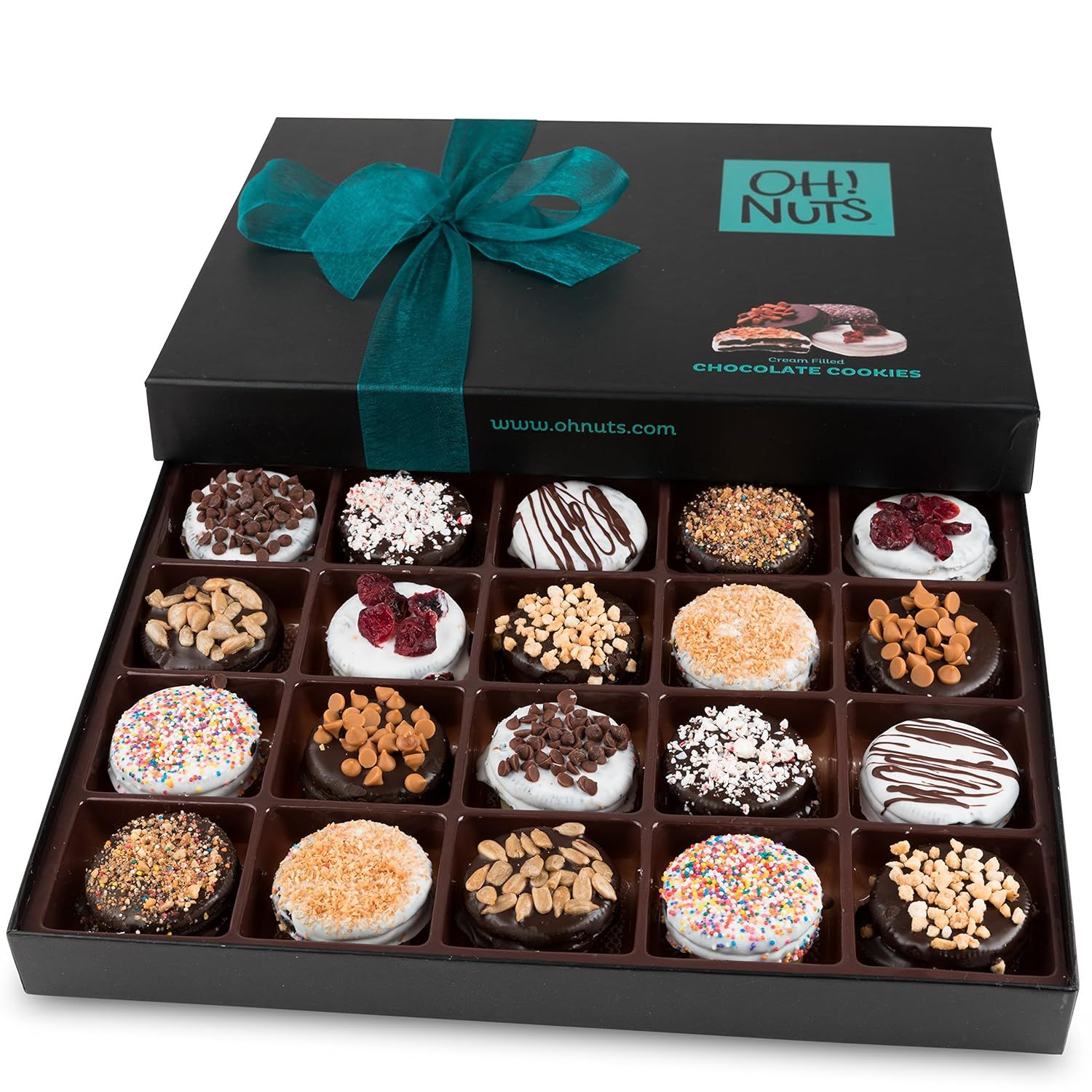 Chocolate Cookies Gift Basket, Gourmet Christmas Holiday Corporate Food Gift in Elegant Box | Tha... | Amazon (US)