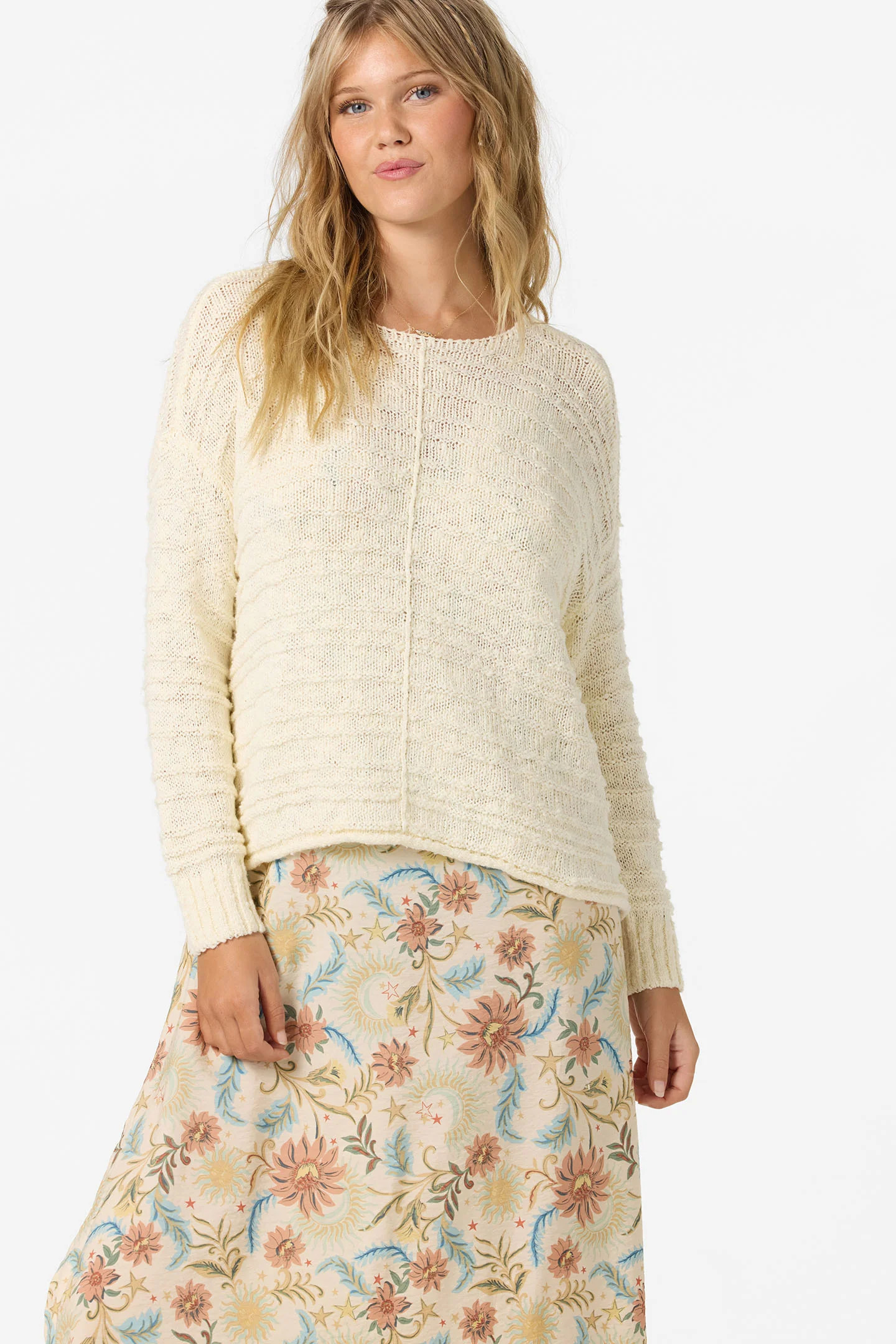 Brayton Long Sleeve Sweater - Winter White | O'Neill | O'Neill