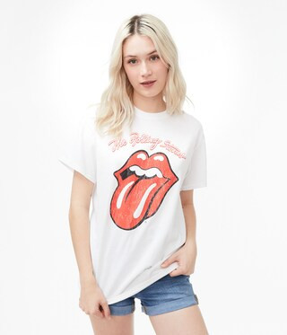 The Rolling Stones Boyfriend Graphic Tee | Aeropostale