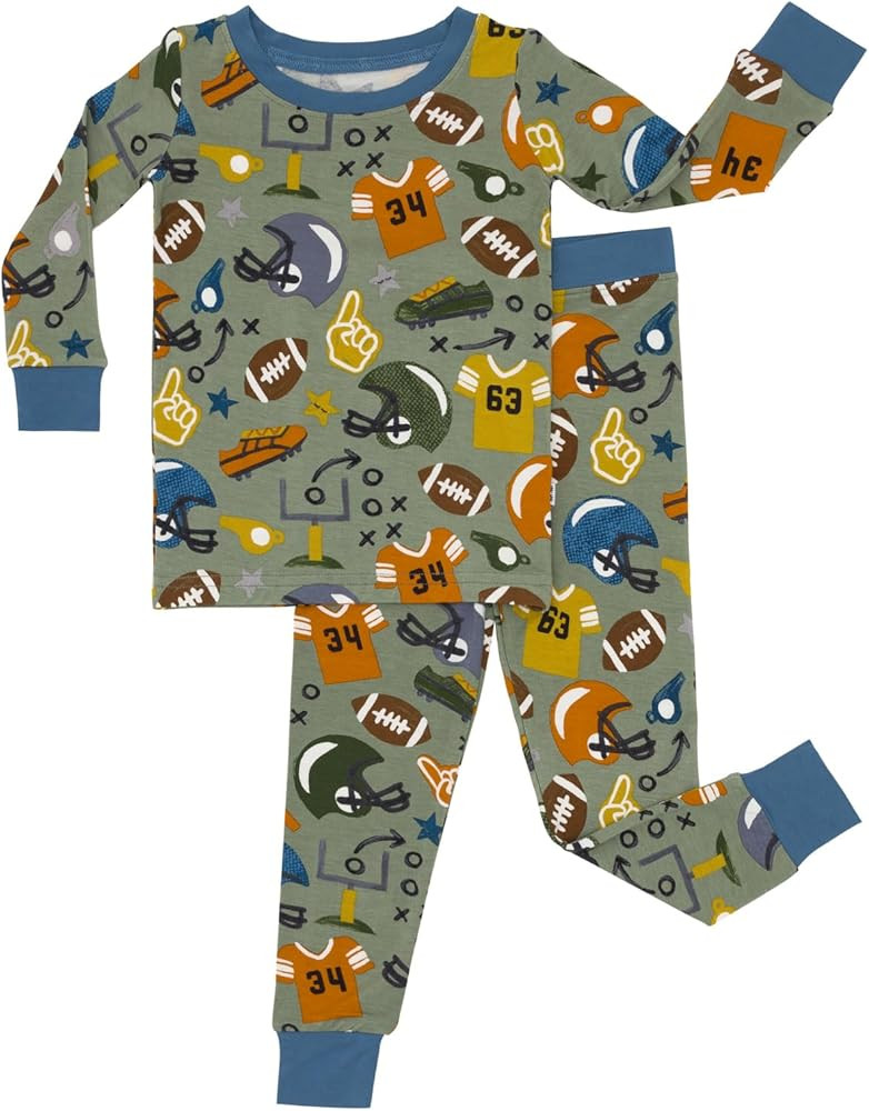 Little Sleepies Two-Piece Pajama Set for Boys & Girls, Soft Viscose from Bamboo Toddler Pajamas f... | Amazon (US)