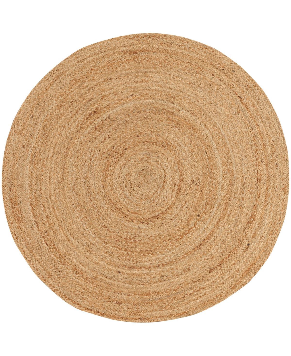 Nourison Home Natural Jute NJT03 4'x4' Round Area Rug - Taupe | Macy's