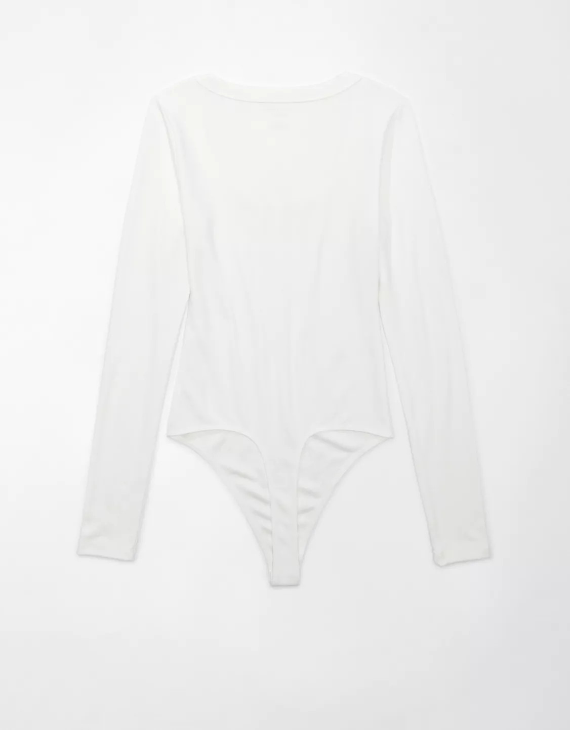 AE Long-Sleeve Scoop Bodysuit | American Eagle Outfitters (US & CA)
