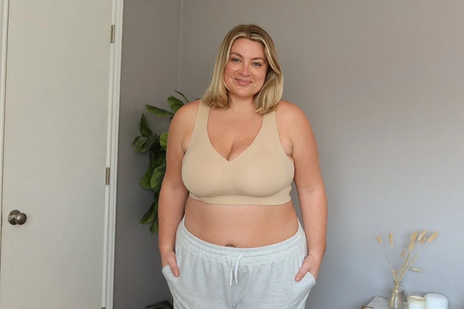 Evelyn & Bobbie wire free bra 

#LTKMidsize #LTKPlusSize