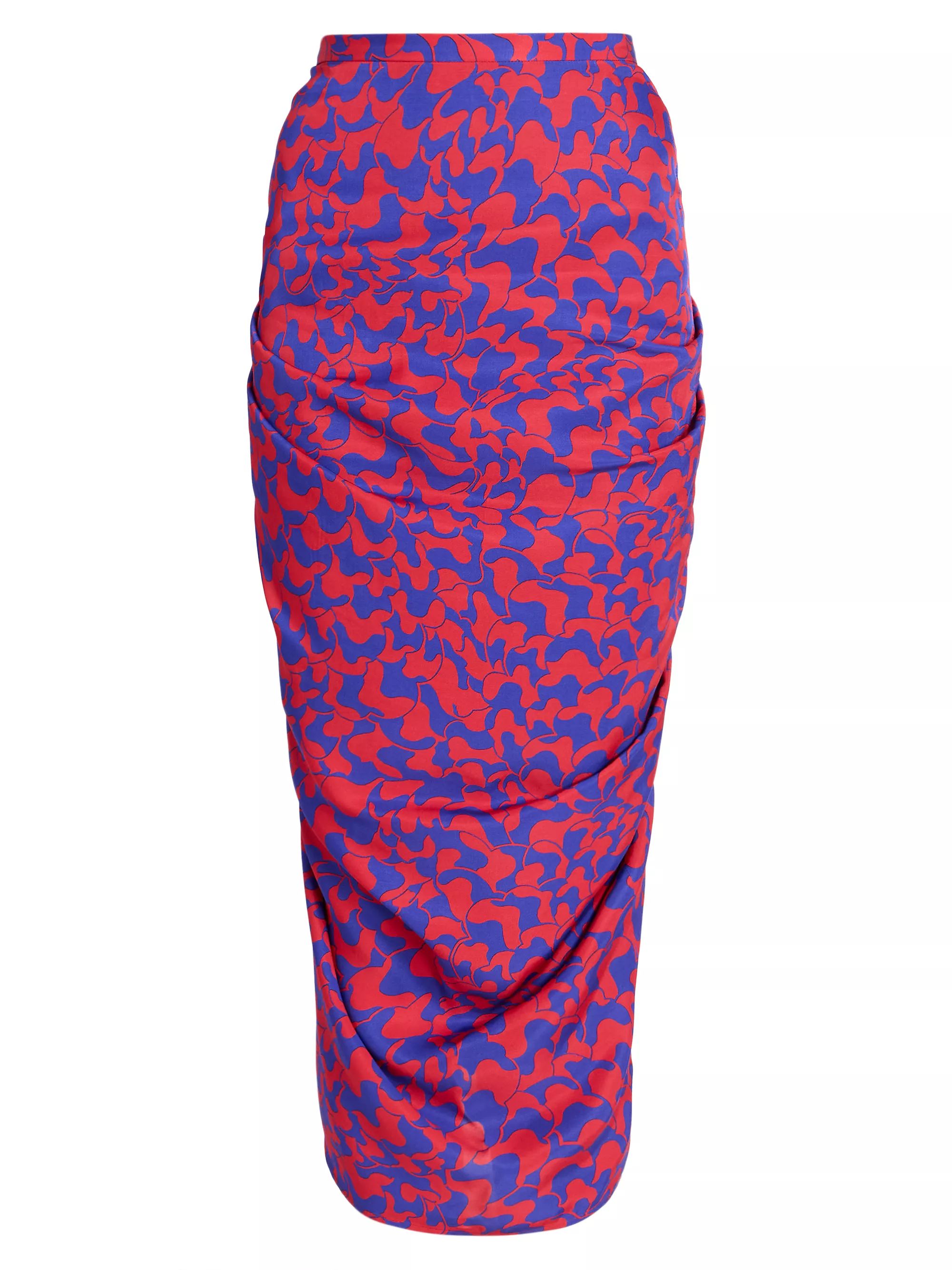 Sonata Printed Gathered Midi-Skirt | Saks Fifth Avenue