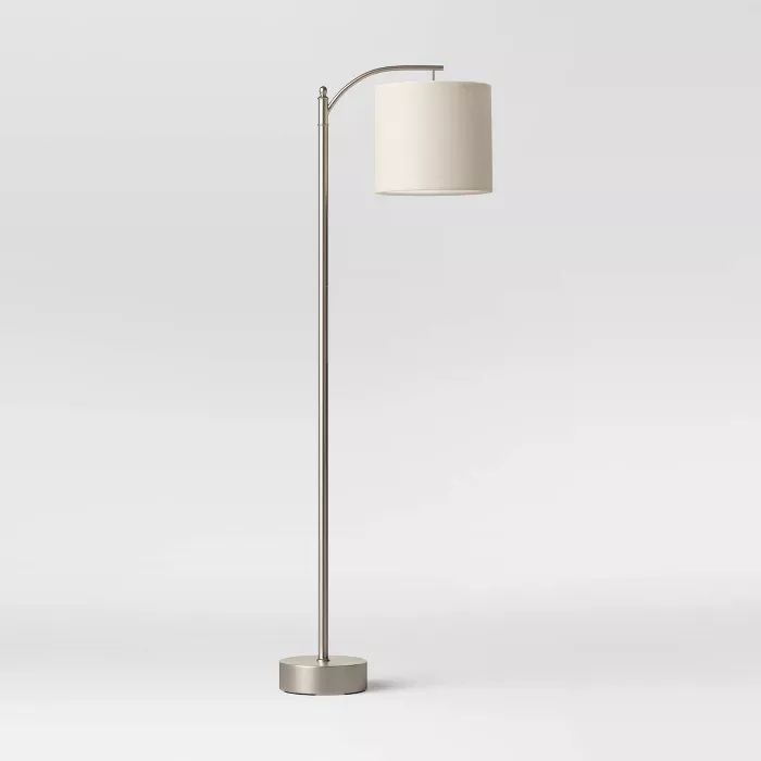Downbridge Collection Floor Lamp Silver (Includes LED Light Bulb) - Threshold™ | Target
