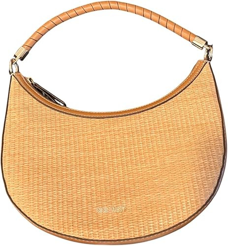 Nine West Women's Sonnet Mini Natural Logo Shoulder Bag | Amazon (US)