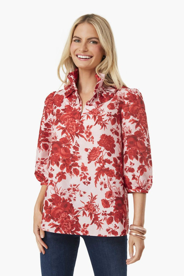 Zinnia Bloom Bouvier Blouse | Tuckernuck | Tuckernuck (US)