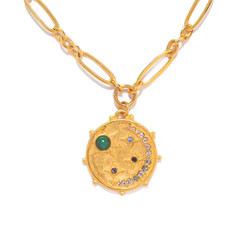 Paloma Lunar Pendant Necklace | Sequin
