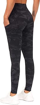 THE GYM PEOPLE Thick High Waist Yoga Pants with Pockets, Tummy Control Workout Running Yoga Leggi... | Amazon (US)