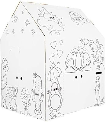 Easy Playhouse Magical Animal House - Kids Art & Craft for Indoor Fun, Color, Draw, Doodle on Fav... | Amazon (US)