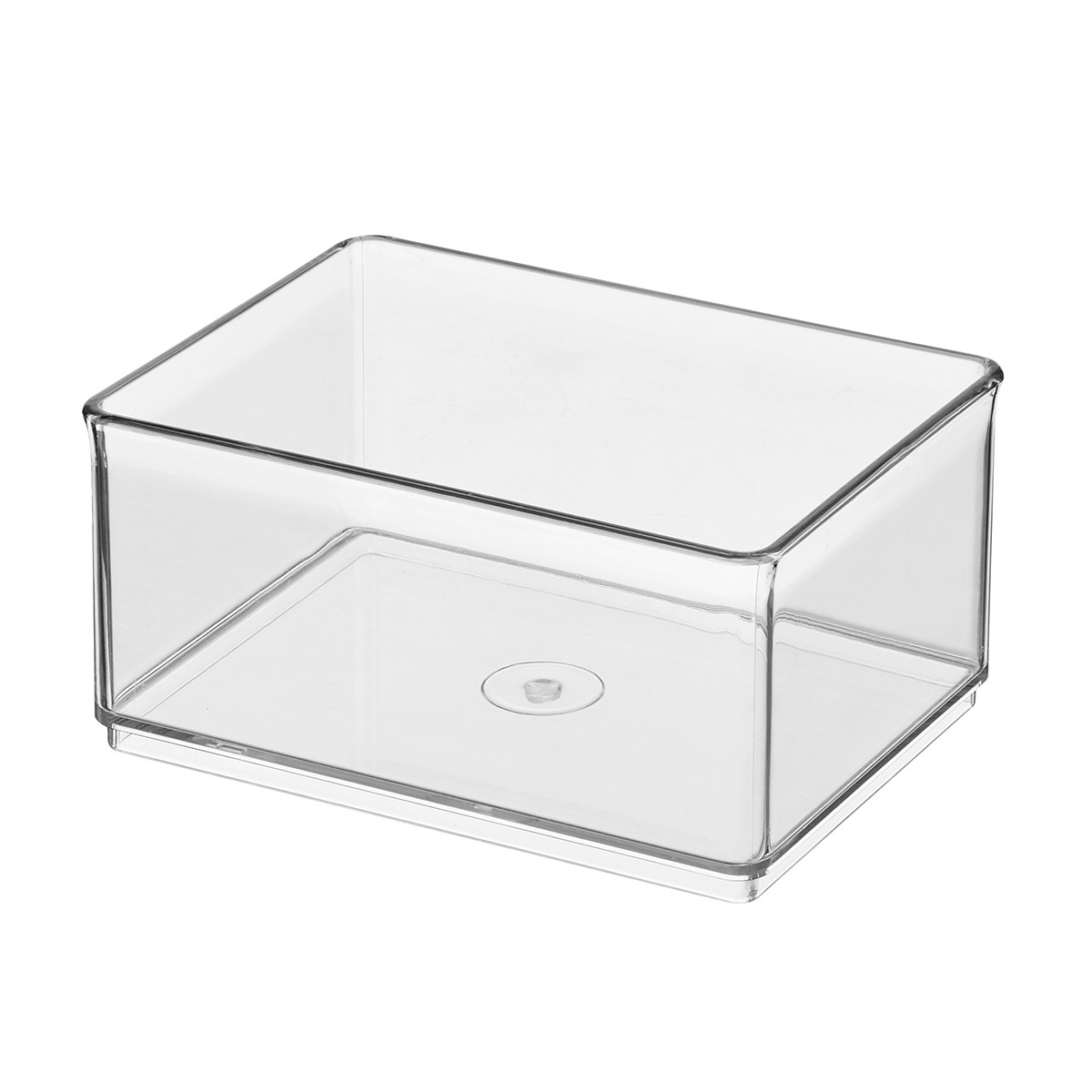 THE HOME EDIT Medium Bin Organizer Clear | The Container Store