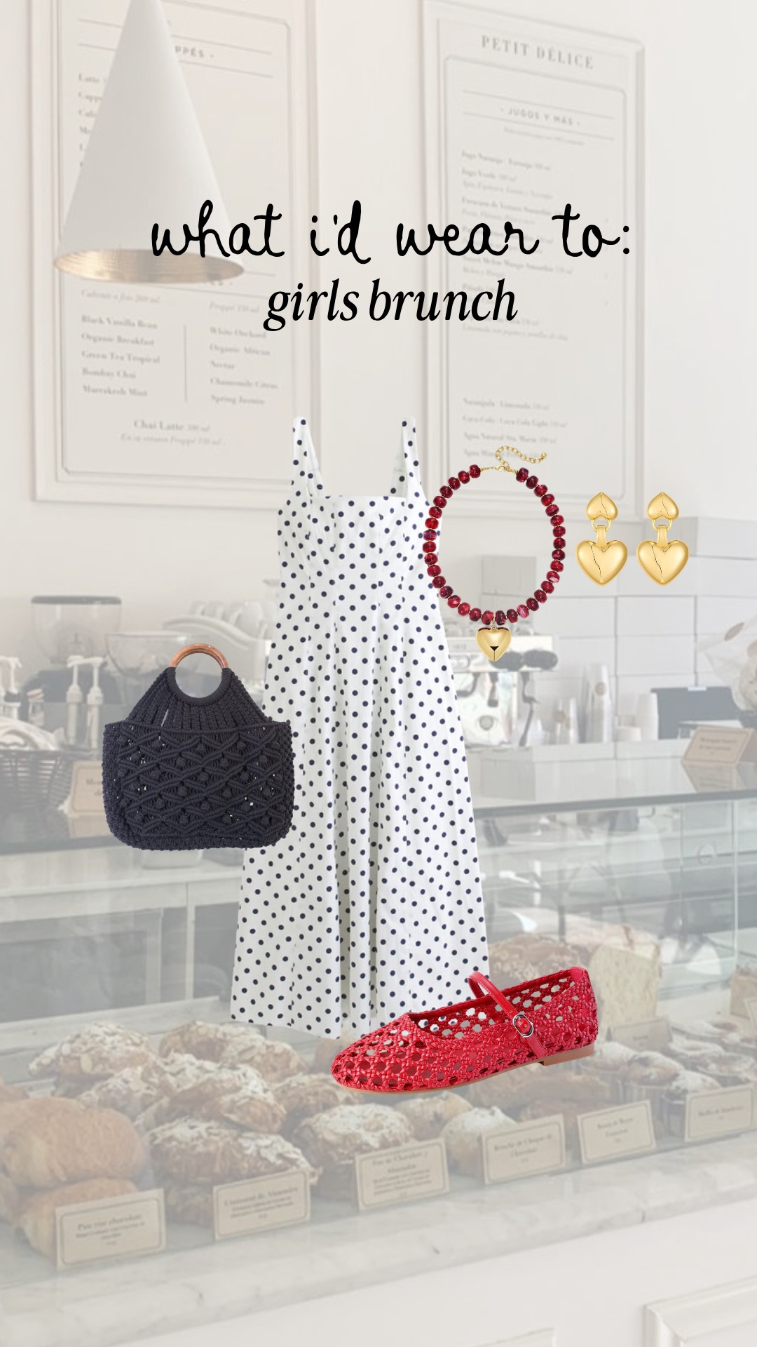 What I would wear to a girls brunch date! I've been obsessing over polka dots so this dress is perfect!

brunch outfit ideas, midi dress, anti-pooch outfits 

 #LTKgrwm #LTKootd #LTKMidsize