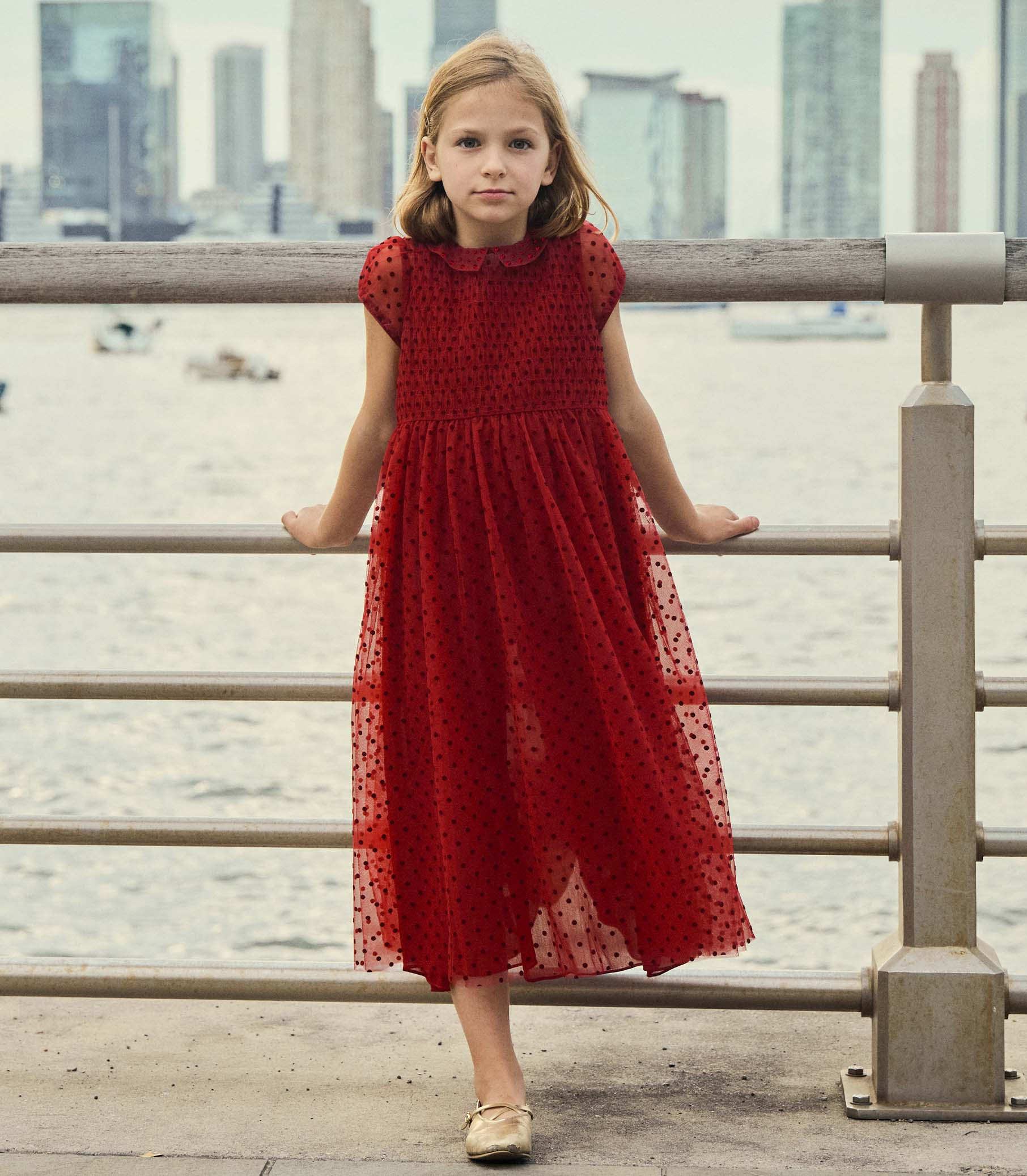 Phanie Dress - Rosso | DÔEN | DOEN