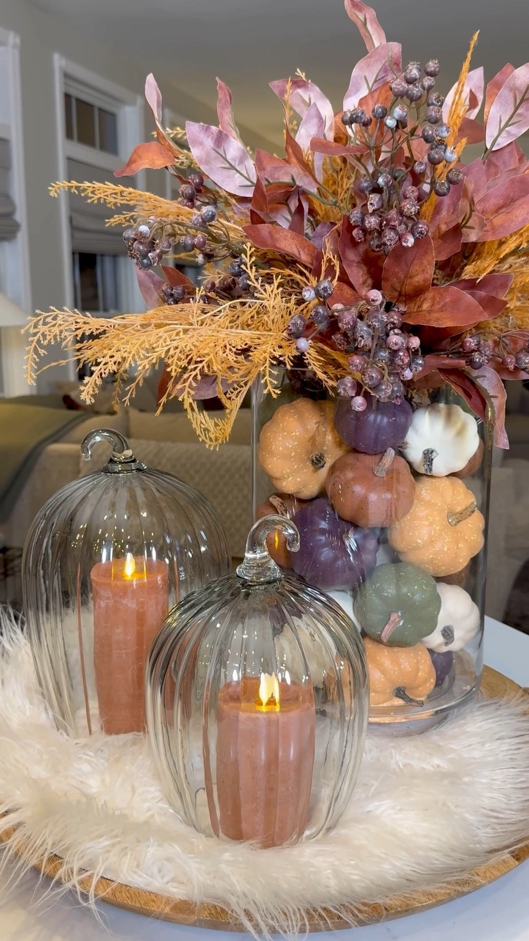 Elegant Autumn Tray Styling 🍂

#LTKHome #LTKSeasonal