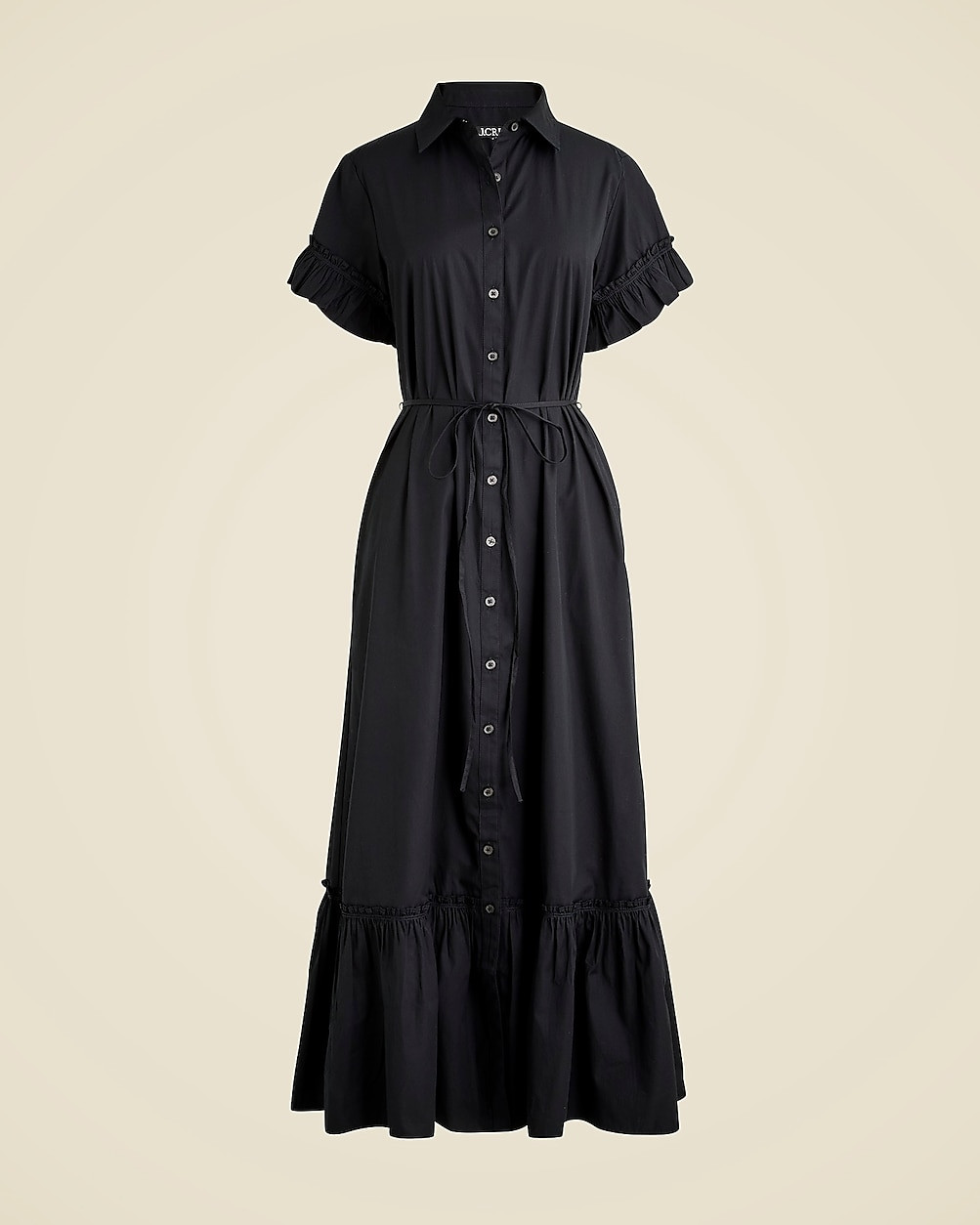 Amelia maxi shirtdress in cotton poplin | J. Crew US