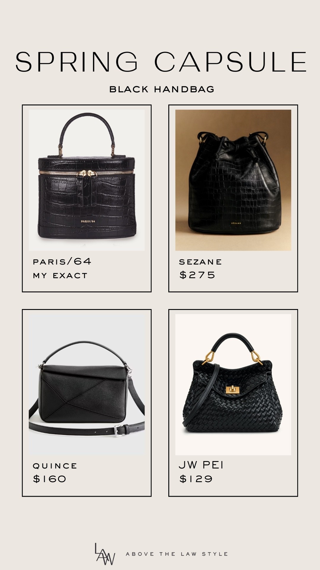 Spring Capsule: Black Handbag

#LTKOver40 #LTKSeasonal