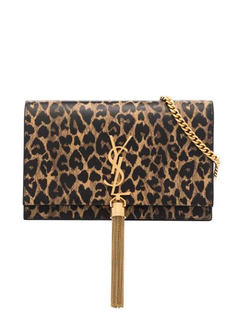 Kate leopard print shoulder bag | Farfetch (US)