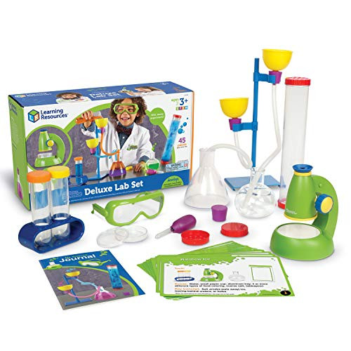 Learning Resources Primary Science Deluxe Lab Set - 45 Pieces, Ages 3+ Preschool Science Kit, STEM Toys, Science Experiments for Kids, Preschool Learning Toys | Amazon (US)