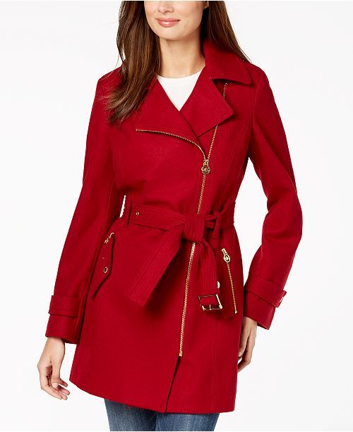 Asymmetrical Belted Coat | Macys (US)